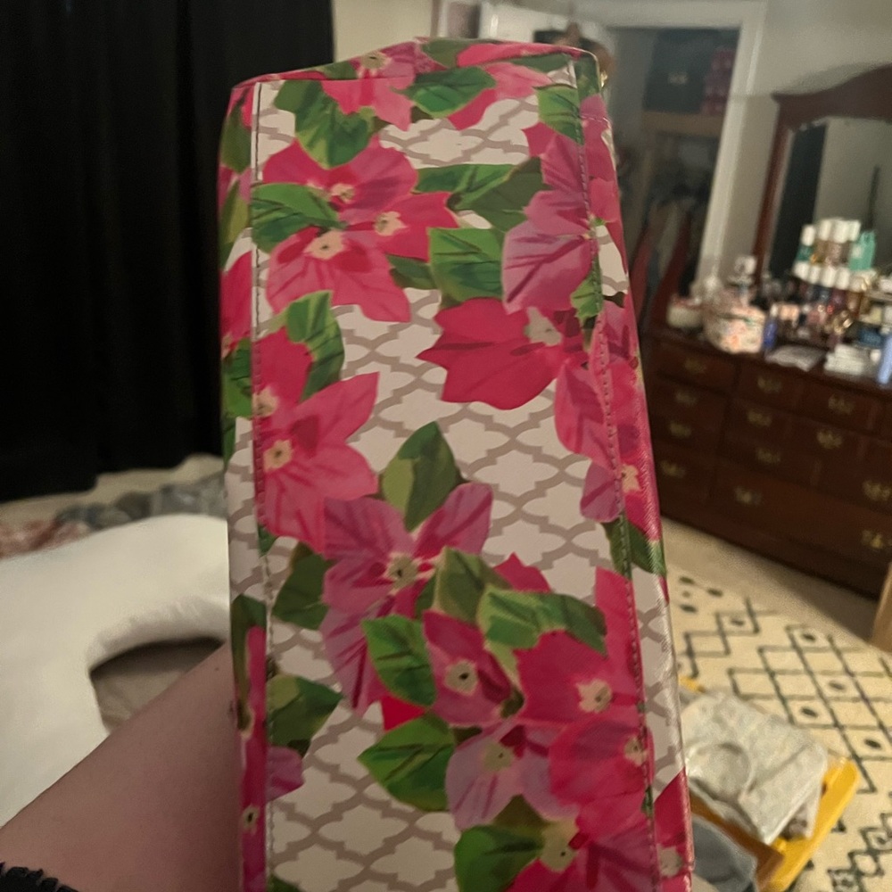 Kate Spade Pink and Green Floral Tote - Picture 8 of 8